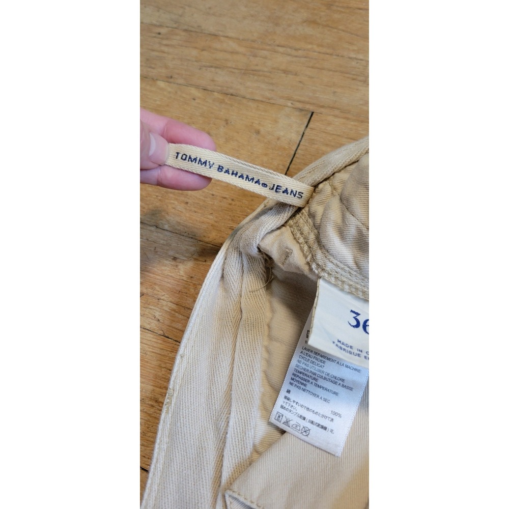 Tommy Bahama Jeans Men's 36 Khaki Cargo Shorts 100% Cotton Island Crafted - Picture 8 of 11